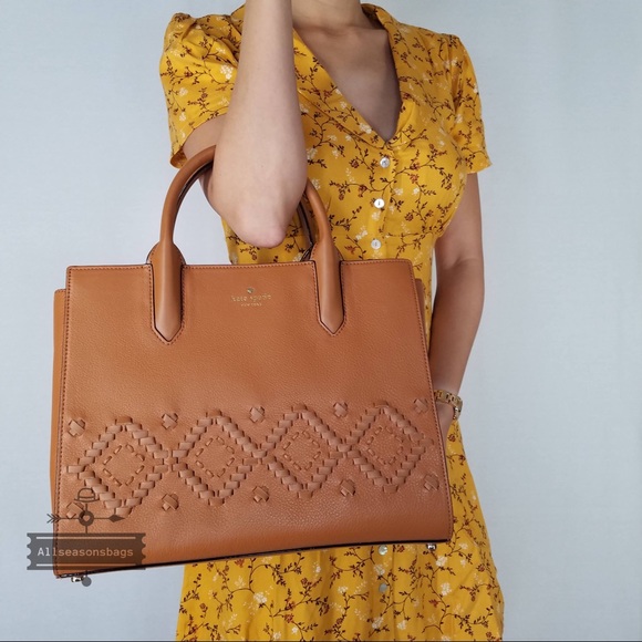 kate spade Handbags - Kate spade Meriweather warm Cognac Flynn Street